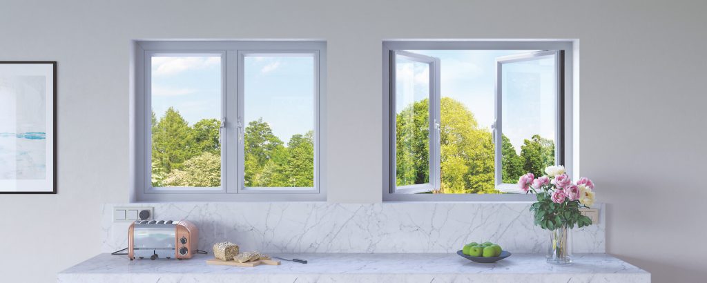 Origin open aluminium windows